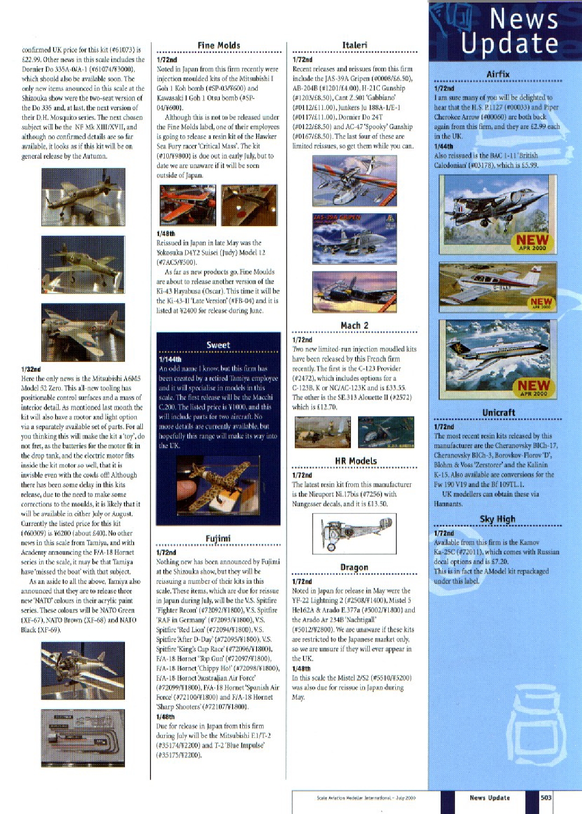 Scale Aviation Modeller International 2000-07